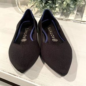 Black Rothy’s. EUC. Wore less than five times. Smoke free home